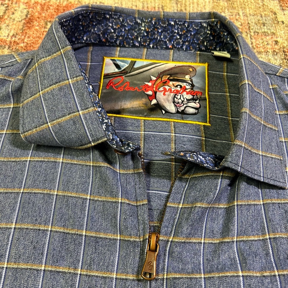 Robert Graham zip up shirt - Picture 3 of 4